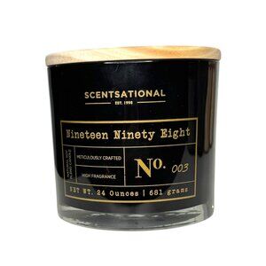 Scentsational  Nineteen Ninety Eight No. 003 Natural Soy Blend Candle, 24 Oz